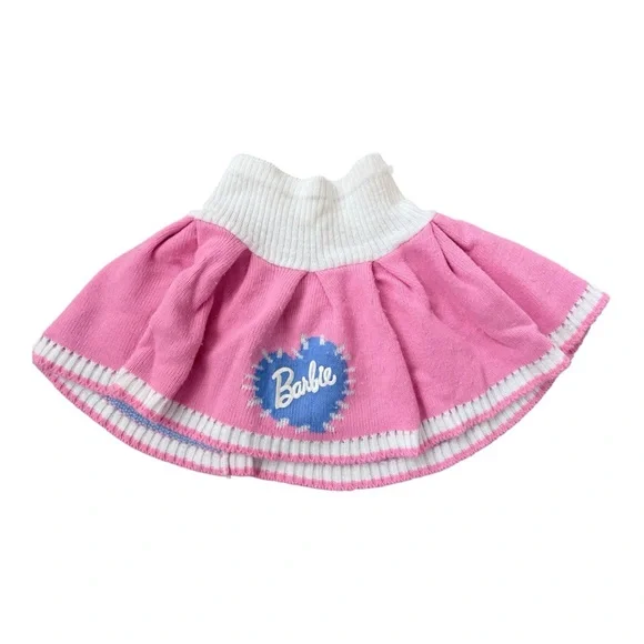 Vintage 1991 RARE- Barbie Colorful Knit Sweater and Skirt Set - Picture 3 of 8